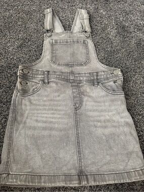 art class Washed Gray Denim Overall Skirt